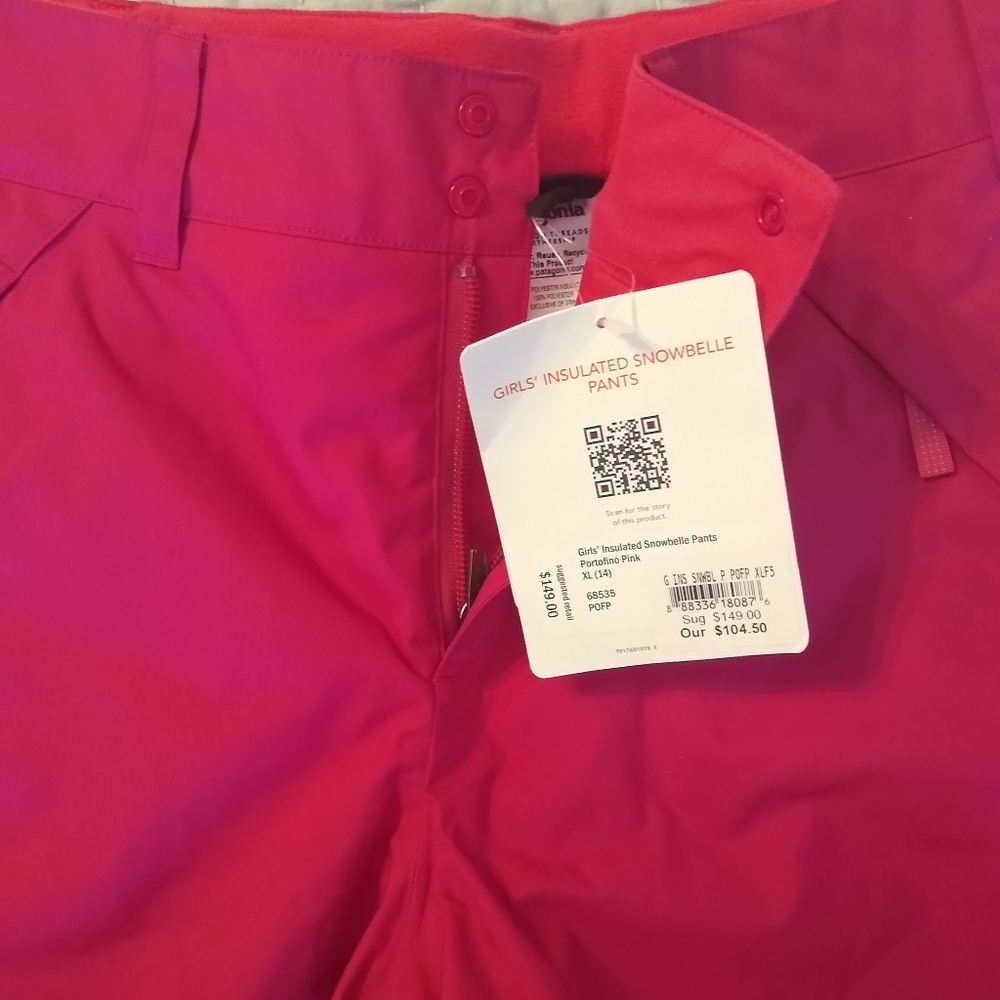 NWOT Girls ski pants